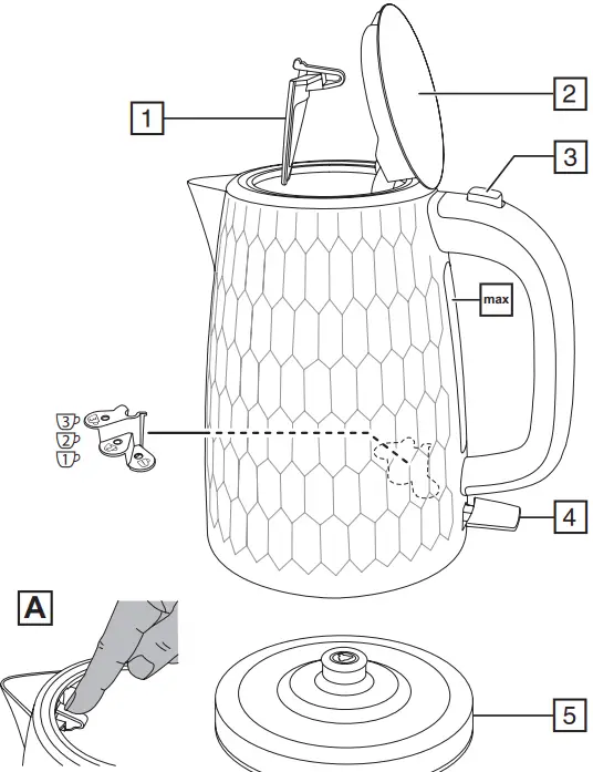Russell Hobbs 6051-70 HoneyComb Kettle-FIG2