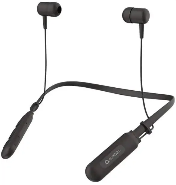 QUIKCELL QFIT Wireless Neckband Earphones