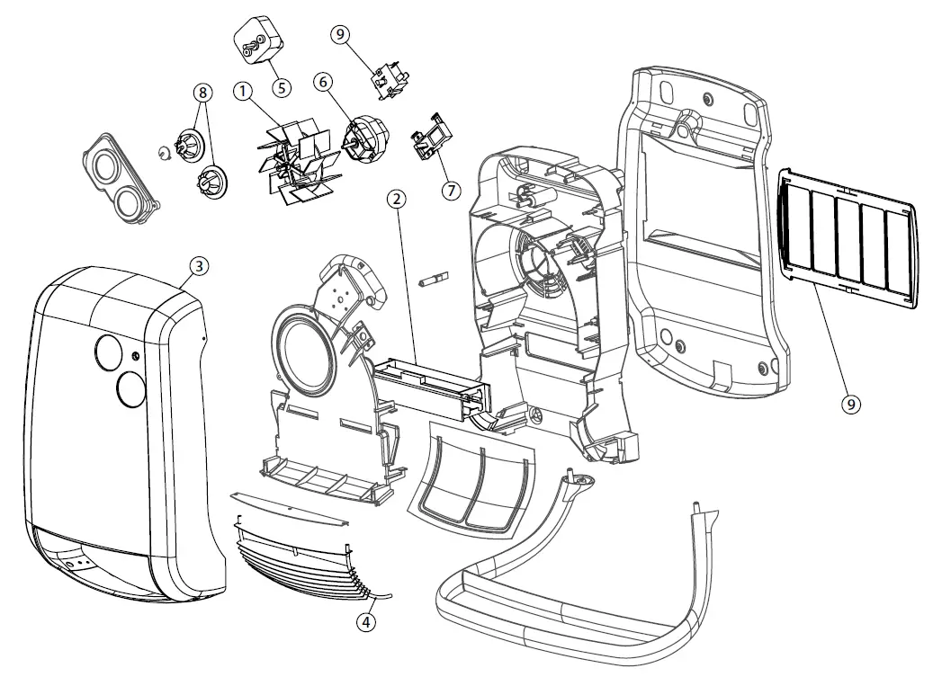STELPRO-SILBH2060-Series-Bathroom-Forced-Air-Heater-FIG-6