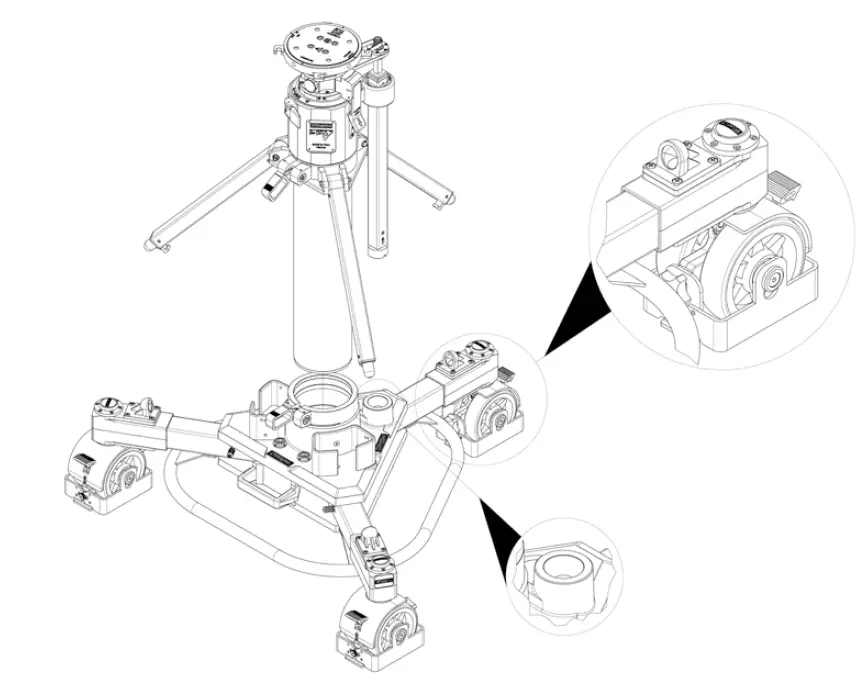 CARTONI-P70-Steering-Pneumatic-Pedestal-8