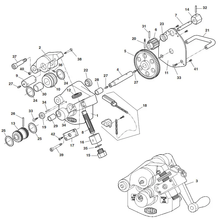 REED RG26 Series Roll Groover - FIG 7