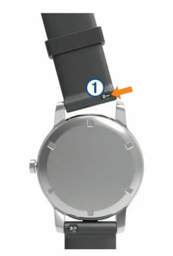 GARMIN 010-01597-11 vívomove Analog Watch Activity Tracker - Replacing the Bands