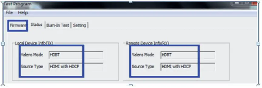 Check the status of connecting