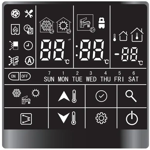 Carrier R32 Air-to-water Monobloc Wired controller