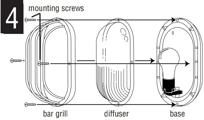 Sea Gull Lighting HC-1913FS Bayside Single Light 5 Inch Tall LED Outdoor Wall Sconce - fig 8
