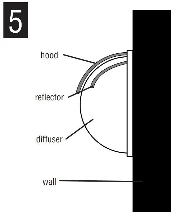 Sea Gull Lighting HC-1913FS Bayside Single Light 5 Inch Tall LED Outdoor Wall Sconce - fig 9