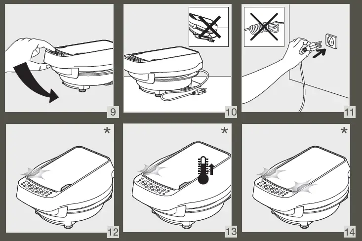 KRUPS-WD222D50-4-inches-Simply-Round-Waffle-Maker-3