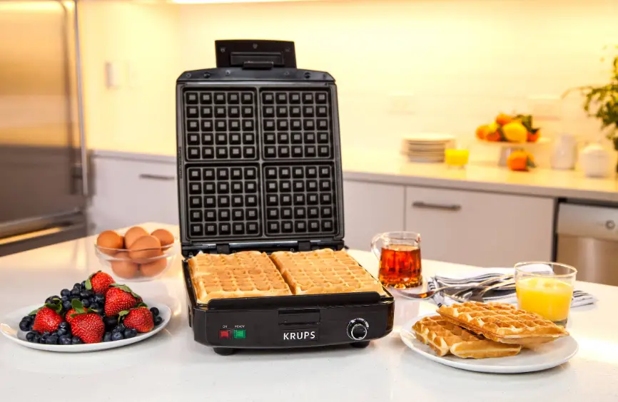 Krups Wd222d50 4 Inches Simply Round Waffle Maker User Manual