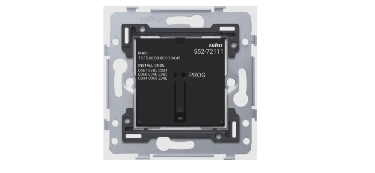 Niko 101-72111-41 Connected Single Switch Instruction Manual