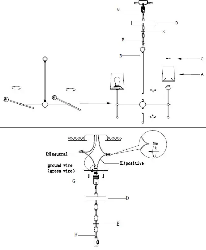 MAXIM LIGHTING-32366 Huntington-6 Light Chandelier-2