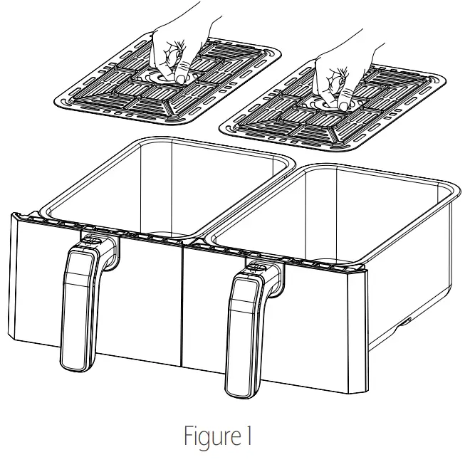 MON CHATEAU 1802 Dual Basket Air Fryer - Air Fryer