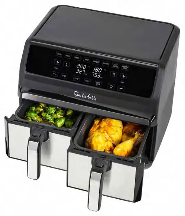 MON CHATEAU 1802 Dual Basket Air Fryer