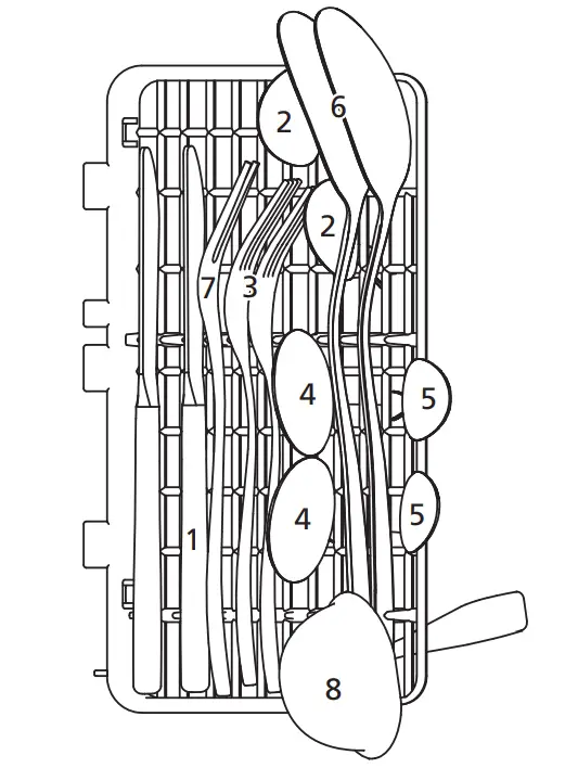 respekta GSPU42 Mini Table Dishwasher - basket 2
