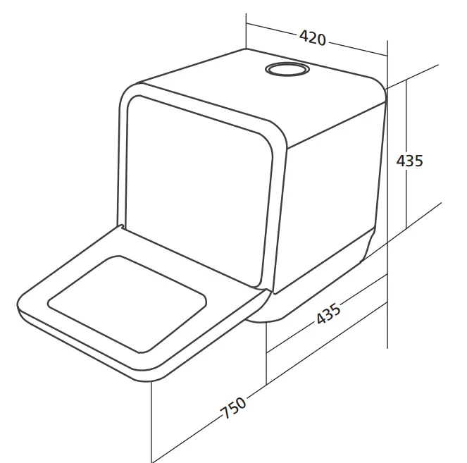 respekta GSPU42 Mini Table Dishwasher - information