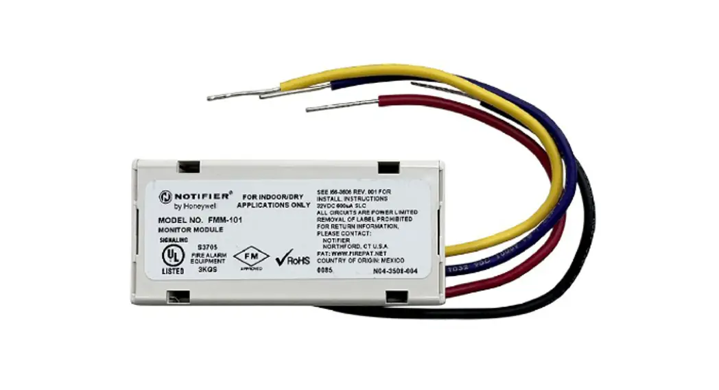 Notifier Mmx-101 Monitor Module Instruction Manual