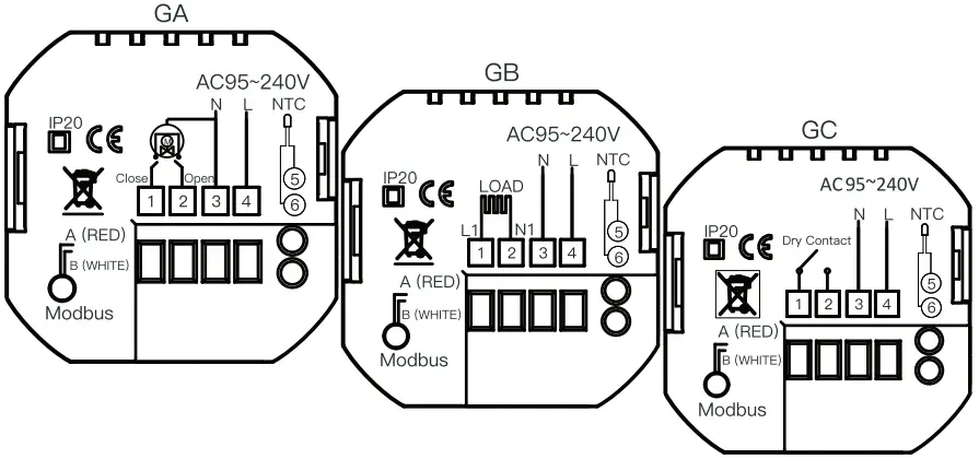 before wiring and installing