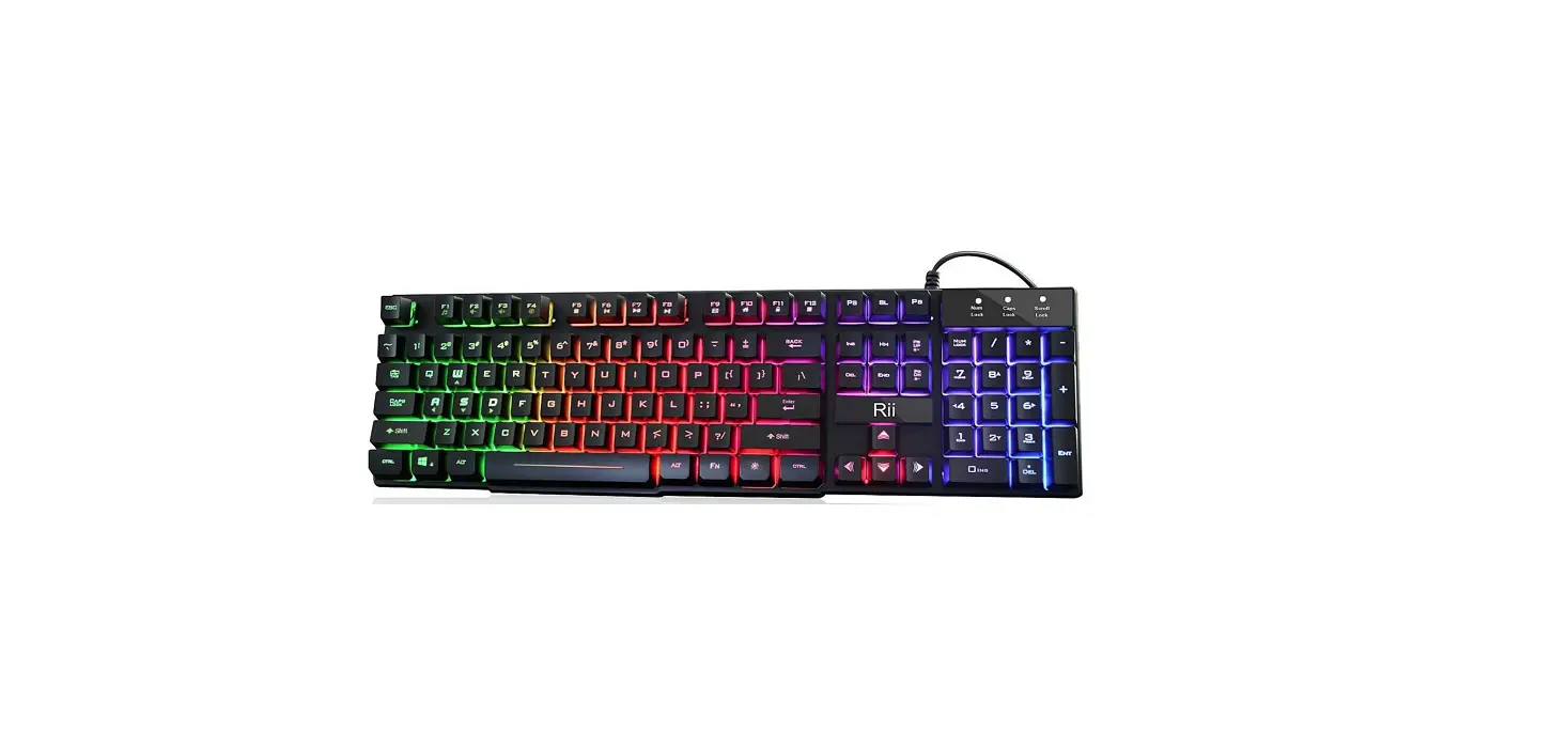Rii 8541666786 Rk100+ Multiple Color Rainbow Led Backlit Keyboard User Guide