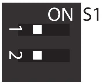 SENVA TotalSense Series Indoor Air Quality Sensors - Comms DIP Settings 1