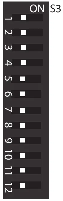 SENVA TotalSense Series Indoor Air Quality Sensors - Comms DIP Settings 2