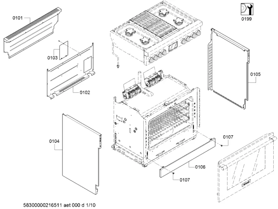 Thermador PRD364WLHU-1 36 Inch Freestanding Professional Dual Fuel Smart Range - figure 1