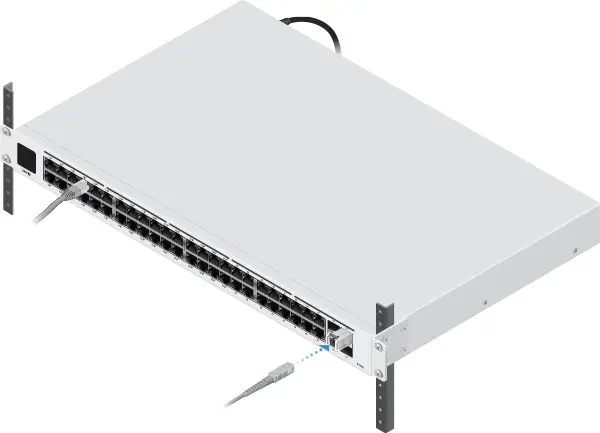 POE USW-48 Configurable Gigabit Layer2 and Layer3 Switch - Connecting SFP 3