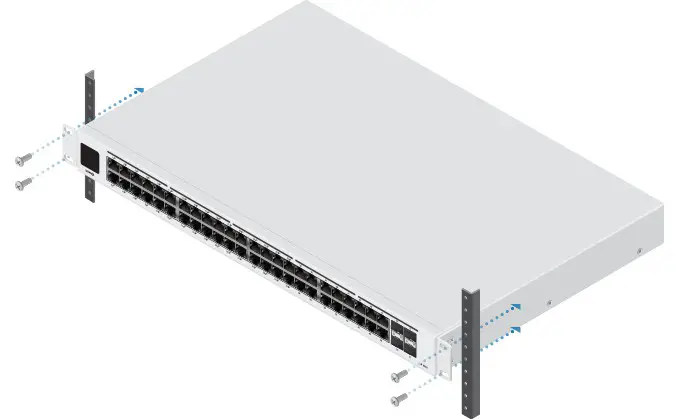 POE USW-48 Configurable Gigabit Layer2 and Layer3 Switch - USW-48-POE Quick Start Guide 2
