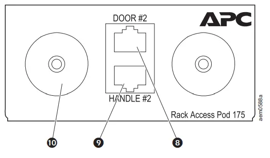 APC NBPD0125 Rack Access Pod 175 - rear