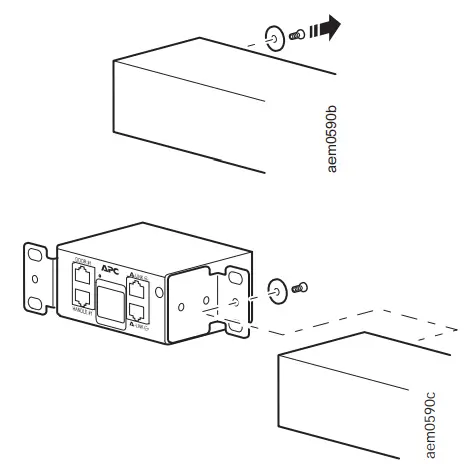 APC NBPD0125 Rack Access Pod 175 - remove on peg