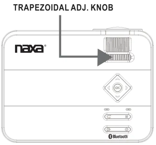 naxa NVP-1000 150 inch Home Theater LCD Projector - Keystone image