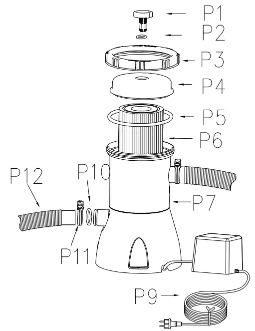 avenli 29P414DE Super Clean Filter Pump - 1.