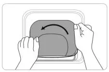 CUCKOO Compact Automatic Bread Maker CBM-AAB101S User Manual - To use the bread pan handle turn the bread pan