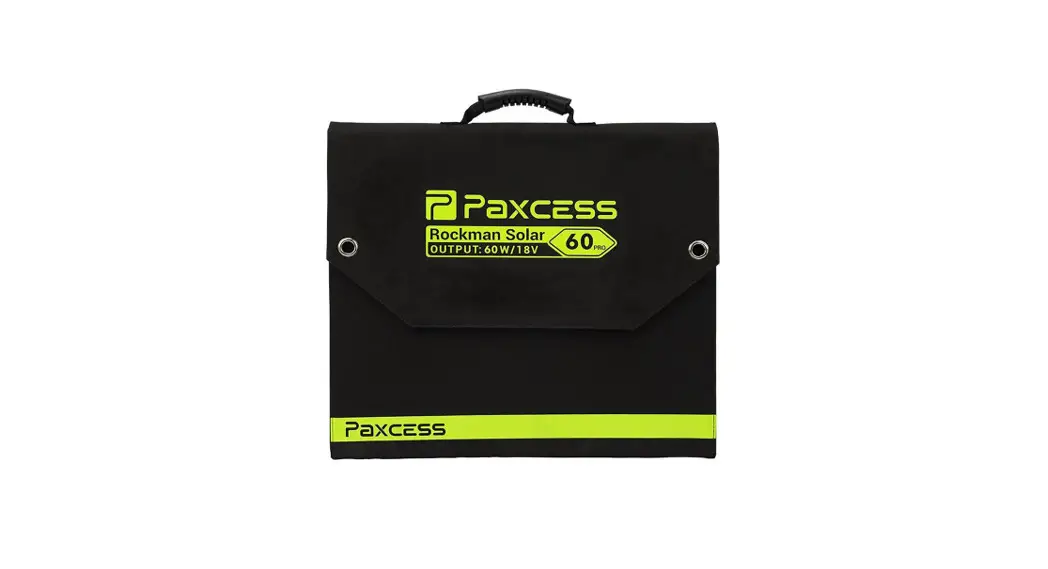 Paxcess Rockman 120w 18v Portable Solar Panel User Guide