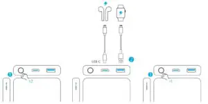 Charge Smart Watches or Bluetooth Earphones