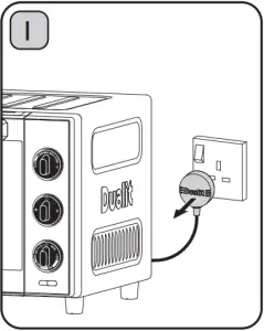 Dualit 89220 - REPLACING THE OVEN LIGHTBULB 1