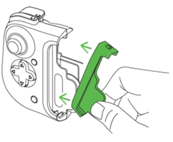 change the rubber grips on the Razer Kishi