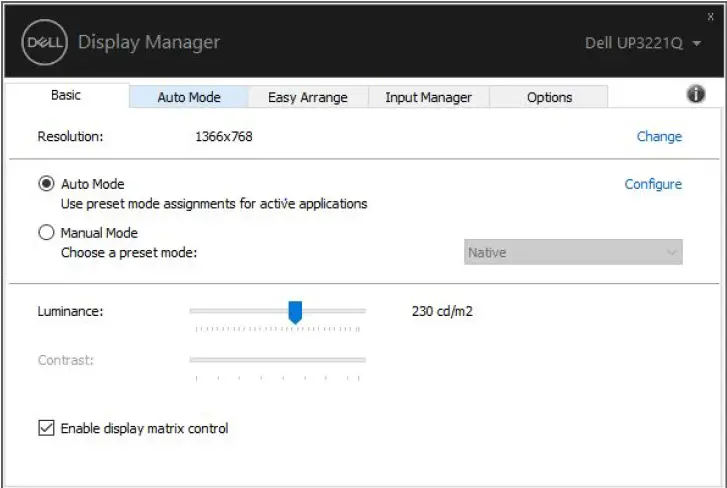 Dell 32 Monitor UP3221Q with Display Manager -figure5