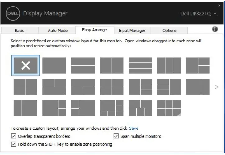 Dell 32 Monitor UP3221Q with Display Manager -figure9