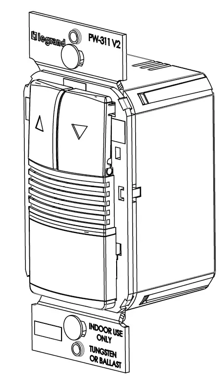 legrand Wattstopper Passive Infrared 0-10 Volt Wall Switch Occupancy Sensor