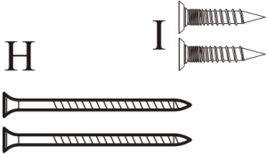 HuTools KS01 Parts-Latch and Strike Screws