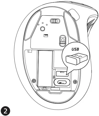 Shenzhen Loyal Electronics M502 Wireless Vertical Mouse - fig2