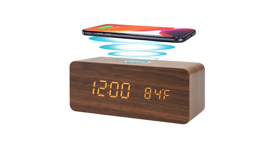 Coindivi Wxz01 Wireless Charging Alarm Clock User Manual