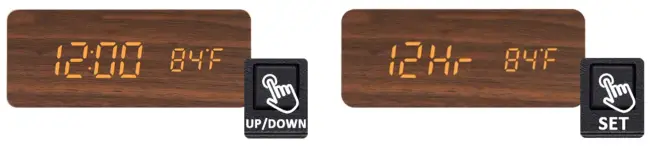 Coindivi WXZ01 Wireless Charging Alarm Clock - button to complete