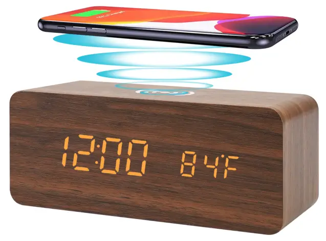 Coindivi WXZ01 Wireless Charging Alarm Clock