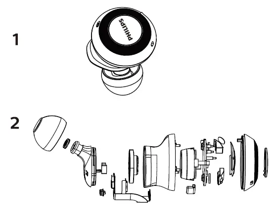 PHILIPS Fidelio T1 TWS Headphones with Bluetooth 5.2-19