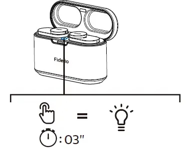 PHILIPS Fidelio T1 TWS Headphones with Bluetooth 5.2-5