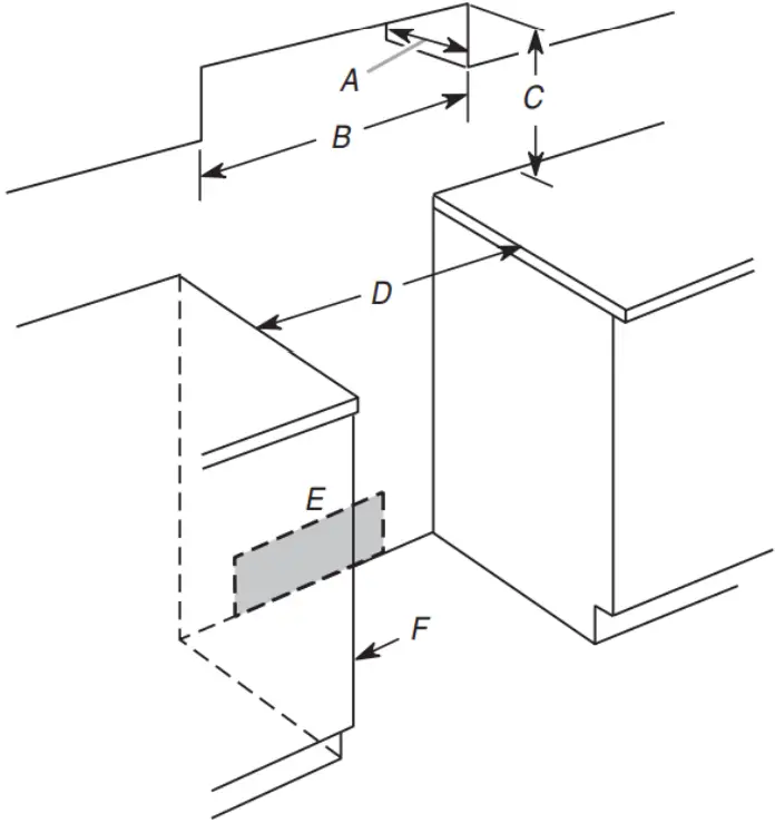 MAYTAG MER6600FW Electric Freestanding Range - Cabinet Dimensions
