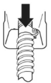 MAYTAG MER6600FW Electric Freestanding Range - screw