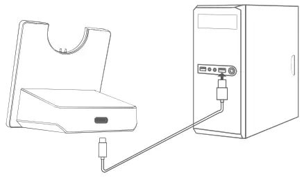 TECKNET TKHS003 Bluetooth Headset - via the Base