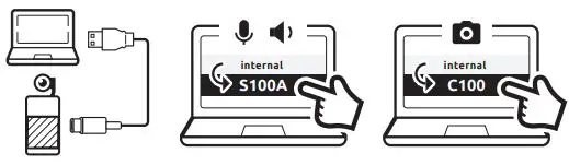 Toucan SC100 Video Conference System User Guide - Connect SC100 to your computer