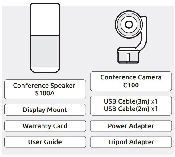 Toucan SC100 Video Conference System User Guide - What’s in the Box